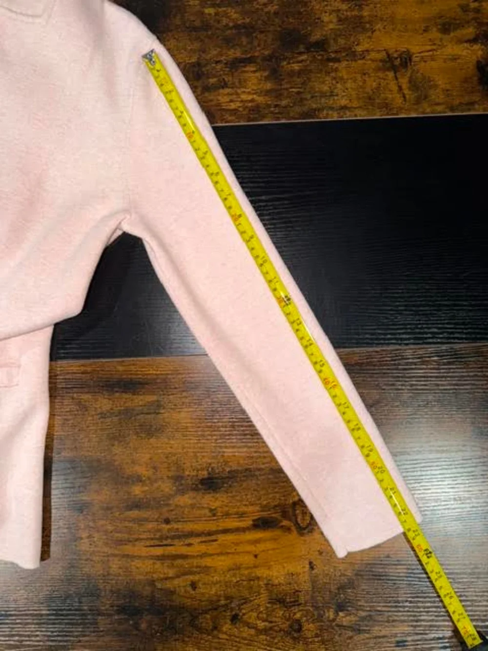 J.Crew Re-Imagined 100% Cotton Knit Sweater Blazer - Heather Pink / Medium